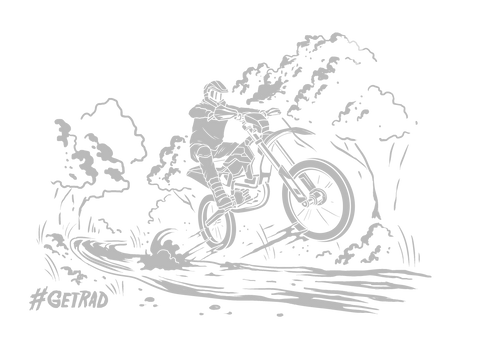 #get rad enduro motorcycle single track shirt .. Bass Lake Edition
