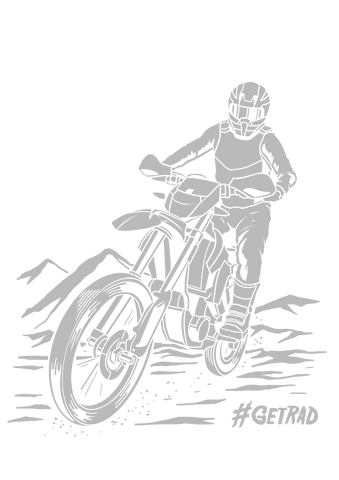 #getrad enduro moto single track shirt Gunnison CO edition