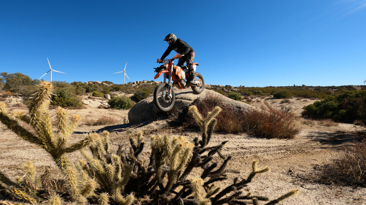 dirt bike t-shirt inspiration from riding my ktm 500 exc in Mccain Valley OHV
