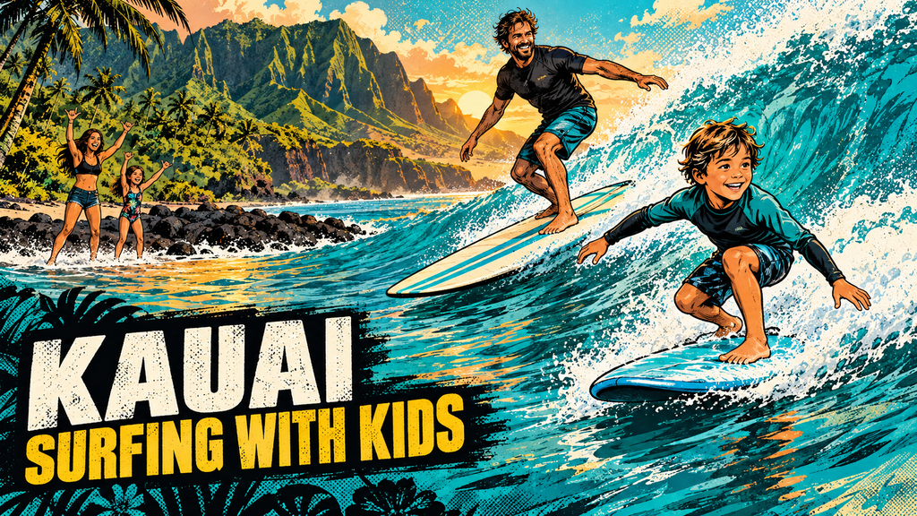 Kauai Surfing With Kids: A Family Guide