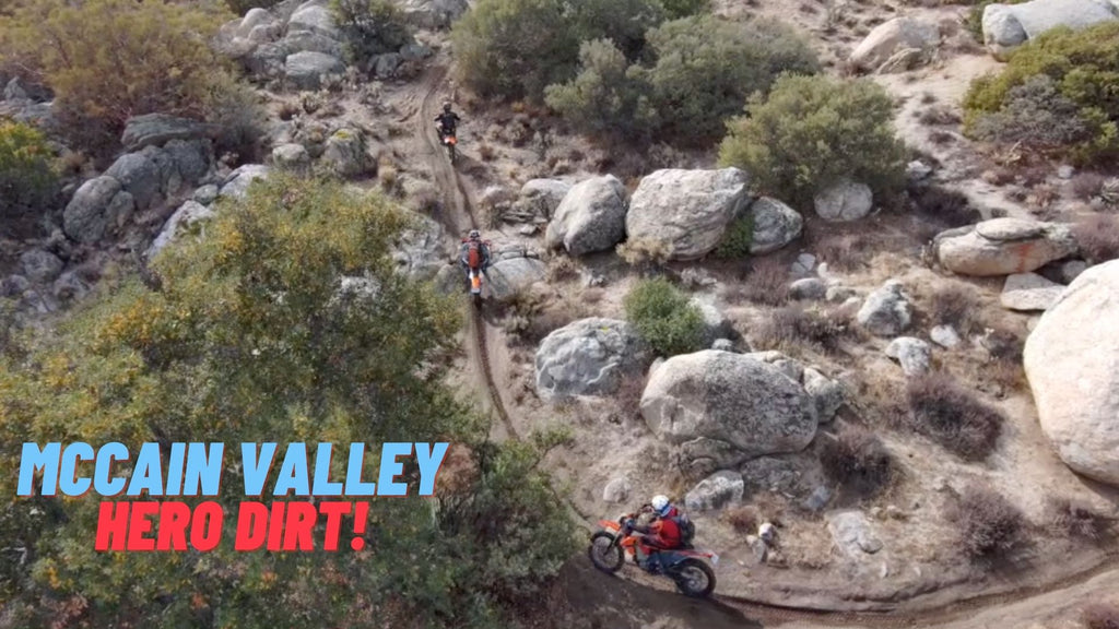 McCain Valley OHV HERO Dirt Sesh with Skydio 2 Follow Drone Footage!