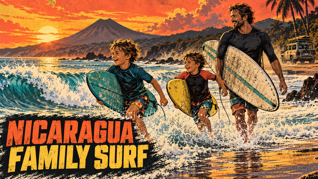 Nicaragua Surf Trip With Kids: The Honest Guide