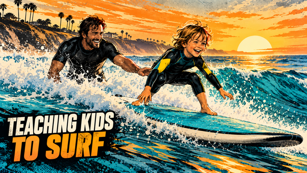 Teaching Kids to Surf: A 4-Session Plan
