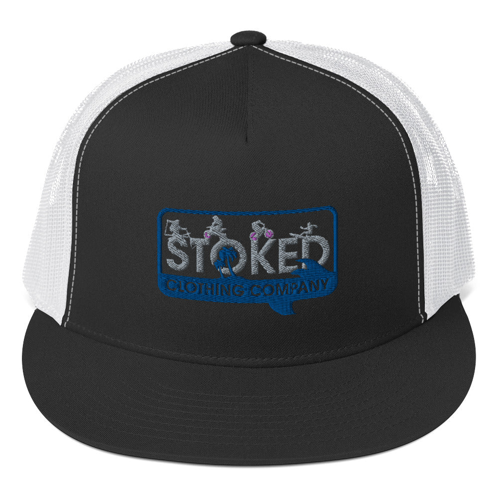Stoked Clothing Logo Trucker Cap v2