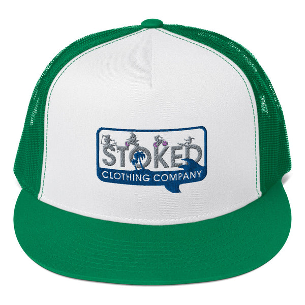 Stoked Clothing Logo Trucker Cap v2