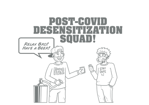 Post Covid Desensitization Squad T-shirt!