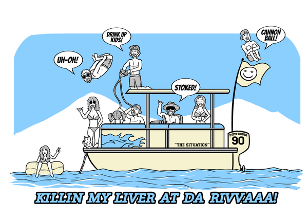 Killing My Livvaa at da Rivvaaa Pontoon Party Shirt!