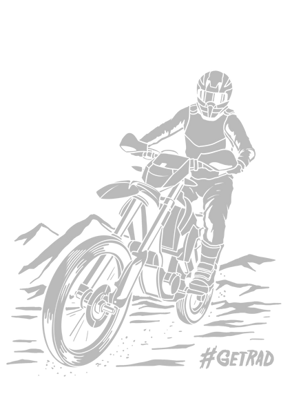 #getrad enduro moto single track shirt Gunnison CO edition